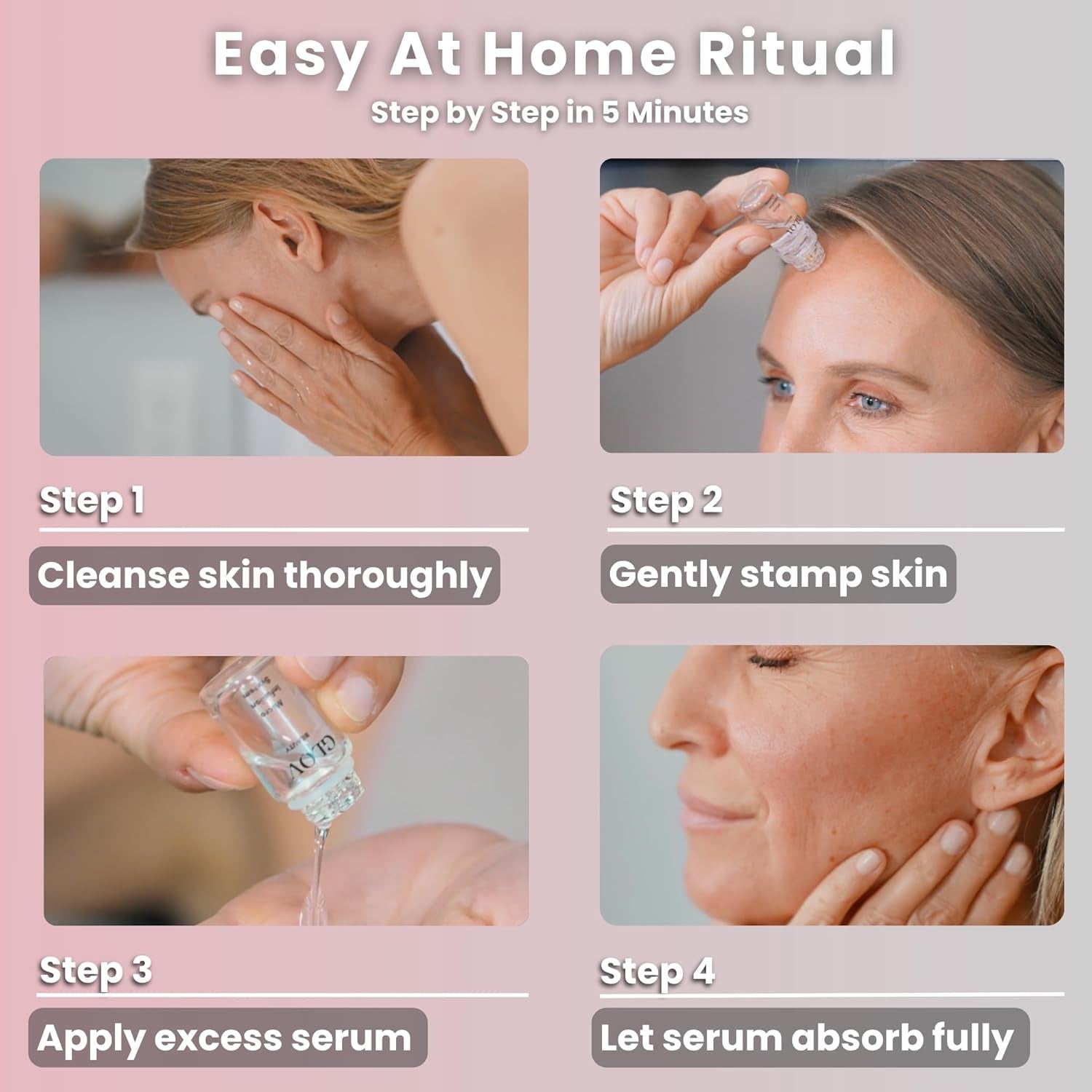 Glov Beauty Micro Infusion System - 4X Infusion Application, 12X Serums