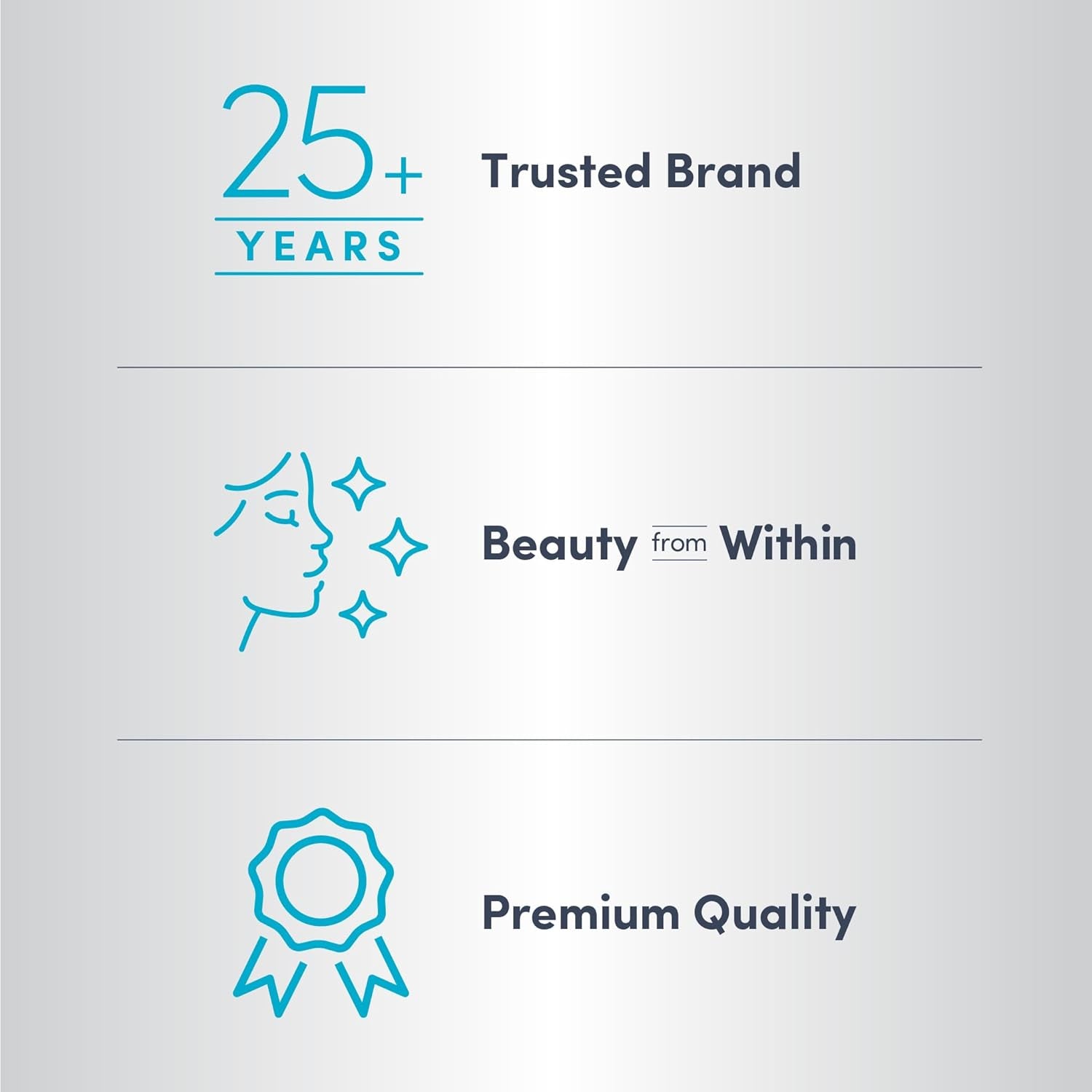 Marine Collagen Peptides Capsules | 120 Pills | with Hyaluronic Acid | plus Vitamin C | for Women and Men