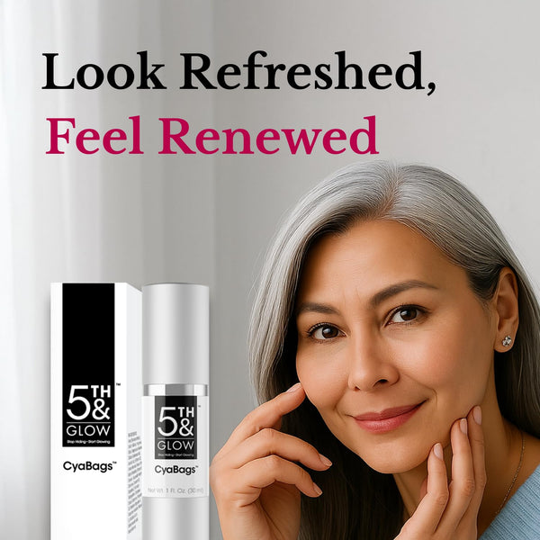 5th & Glow Cyabags Eye Serum – 30ml | Instant Eye Bag Reducer & Skin Tightener