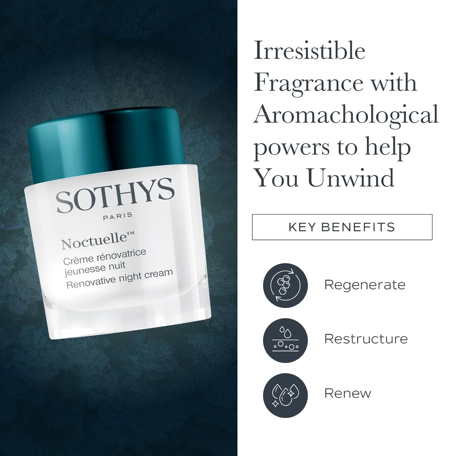 SOTHYS Renovative Night Cream – 50ml | Intensive Overnight Repair for Youthful Radiance