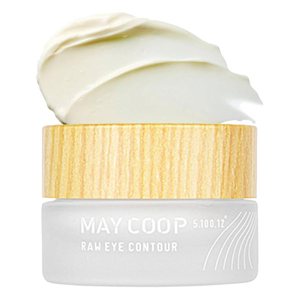 Raw Eye Contour | Korean Eye Cream with Sugar Maple Extract & Peptides, Hydrating Cream Contour for Daily Care, Lightweight Formula for Sensitive Skin, 0.67 Fl Oz