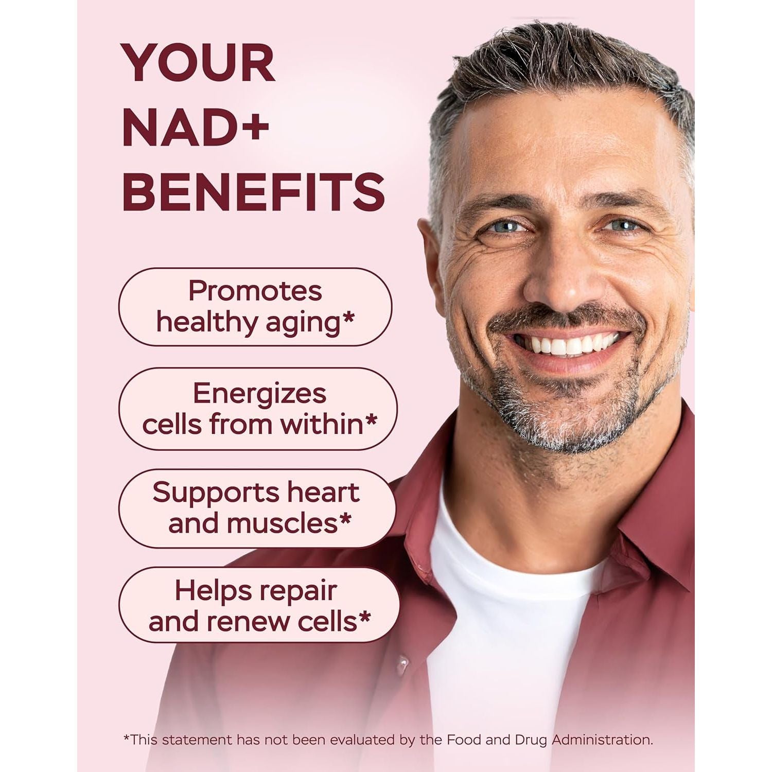 4Well NAD+ with Nicotinamide Riboside & Collagen Peptides – 180 Capsules | Cellular Energy, Skin Health & Healthy Aging