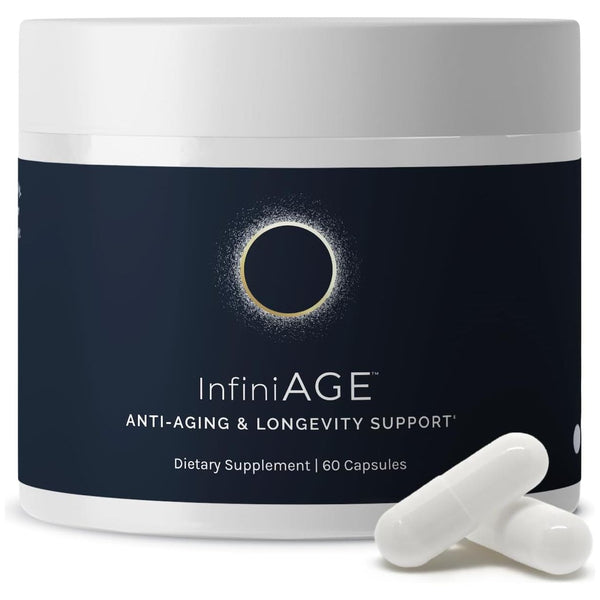 InfiniWell InfiniAGE Anti-Aging & Longevity Support – 60 Capsules | Cellular Renewal, Cognitive Function & Healthy Aging