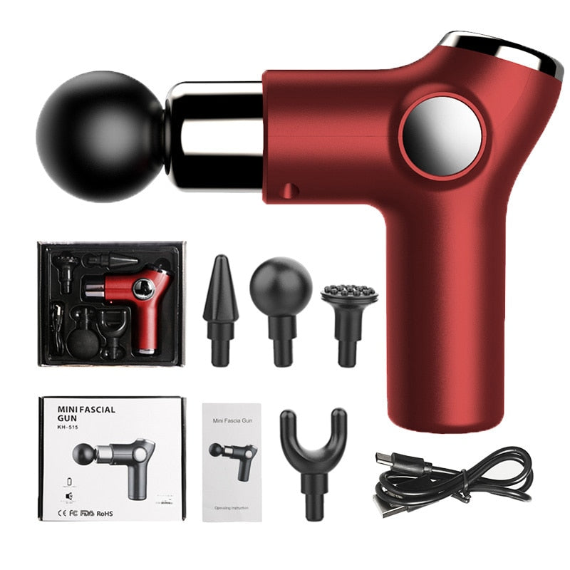 Mini Muscle Massage Gun – 32-Speed Deep Tissue Percussion Massager for Neck, Back & Full-Body Pain Relief