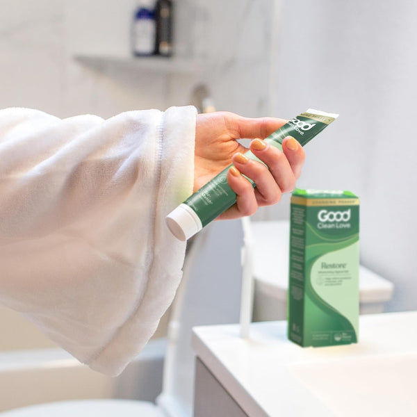 Good Clean Love Restore Moisturizing Vaginal Gel – 59ml x 2 Pack | Natural Relief for Dryness & pH Balance Support