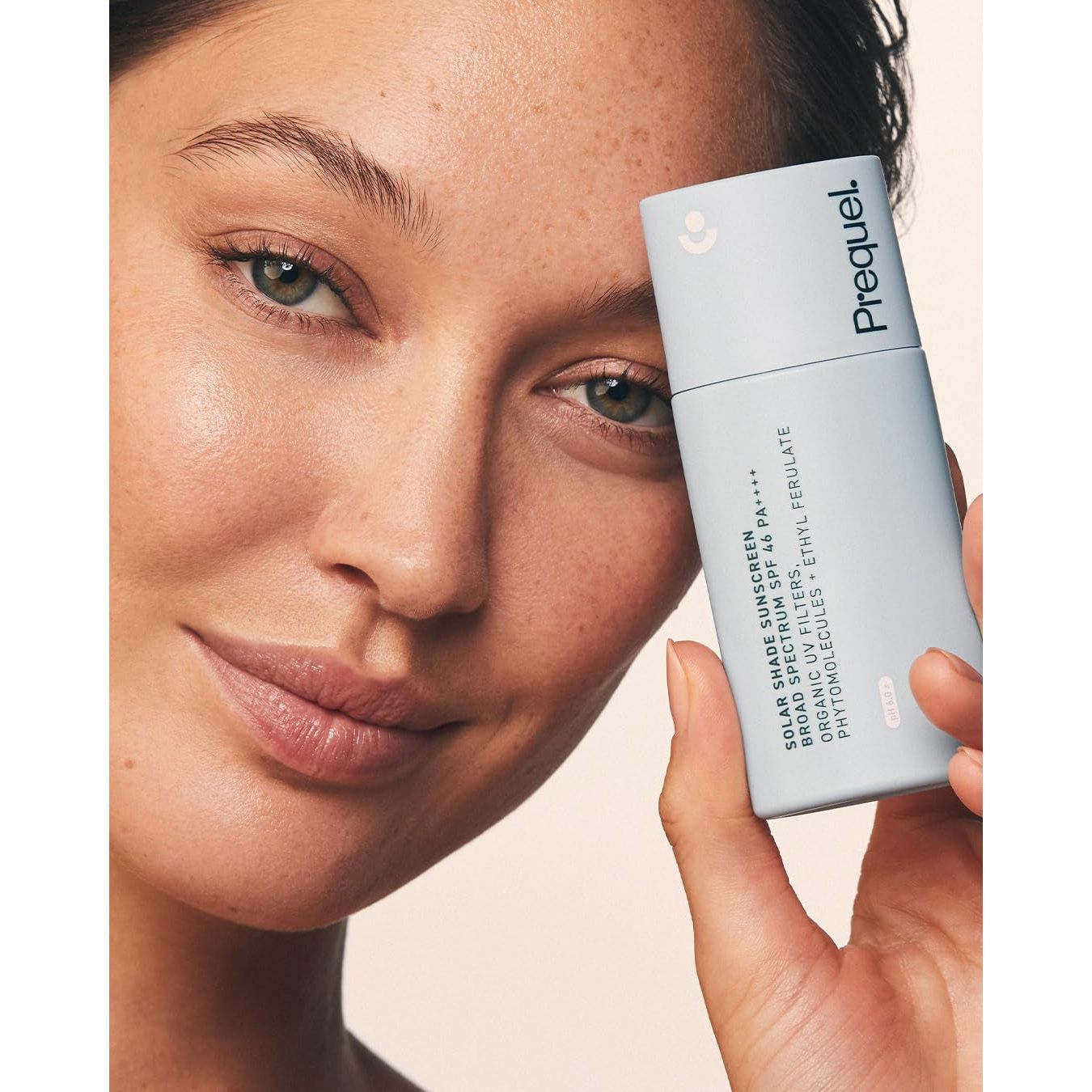 Skin Solar Shade - Moisturizing Face Sunscreen SPF 46 PA++++ Broad Spectrum UV Protection. Hydrating Sunblock for Dry Skin. Lightweight Travel Size Sun Protection, 1.7Oz