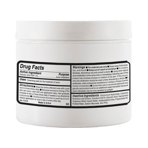 NOVA DERM INSTITUTE Face Forward Exfoliating Cotton Pads – 60 Pads | Daily Resurfacing & Pore-Refining Toner Pads