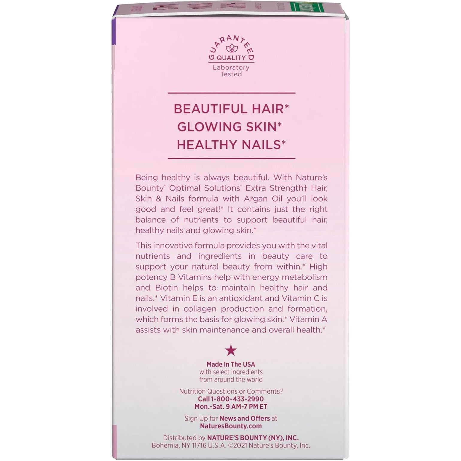 Nature’s Bounty Extra Strength Hair, Skin & Nails – 150 Softgels | Biotin + Antioxidants for Radiant Beauty from Within