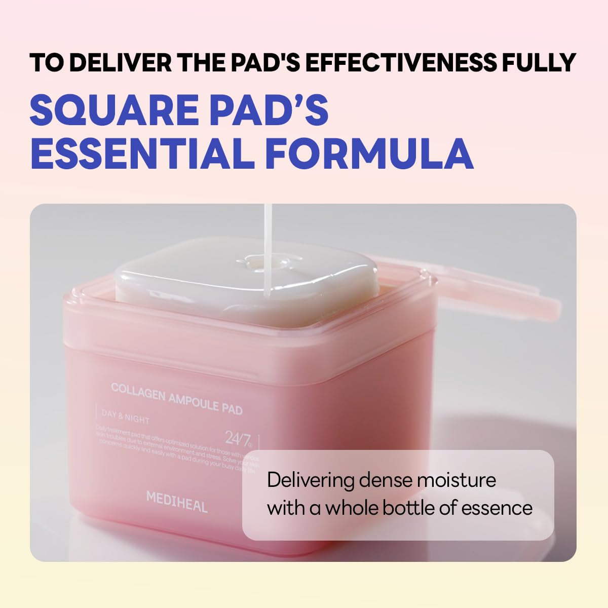 MEDIHEAL Collagen Ampoule Pad, Disney Pixar Edition – 200 Pads (100 + 100 Refill) | Firming & Anti-Wrinkle Care