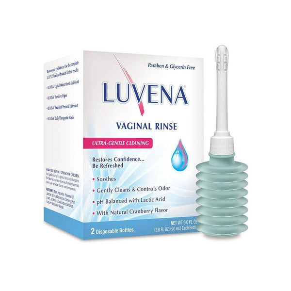 LUVENA Vaginal Rinse – 2 Disposable Bottles x 90ml | Gentle Intimate Cleanse for Everyday Freshness & Odor Control
