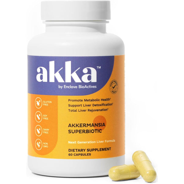 AKKA Akkermansia Superbiotic – 60 Capsules | Gut Health, Immunity & Metabolic Balance Support