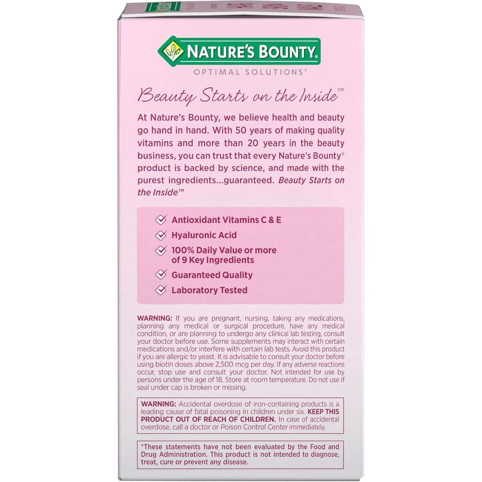 Nature’s Bounty Extra Strength Hair, Skin & Nails – 150 Softgels | Biotin + Antioxidants for Radiant Beauty from Within