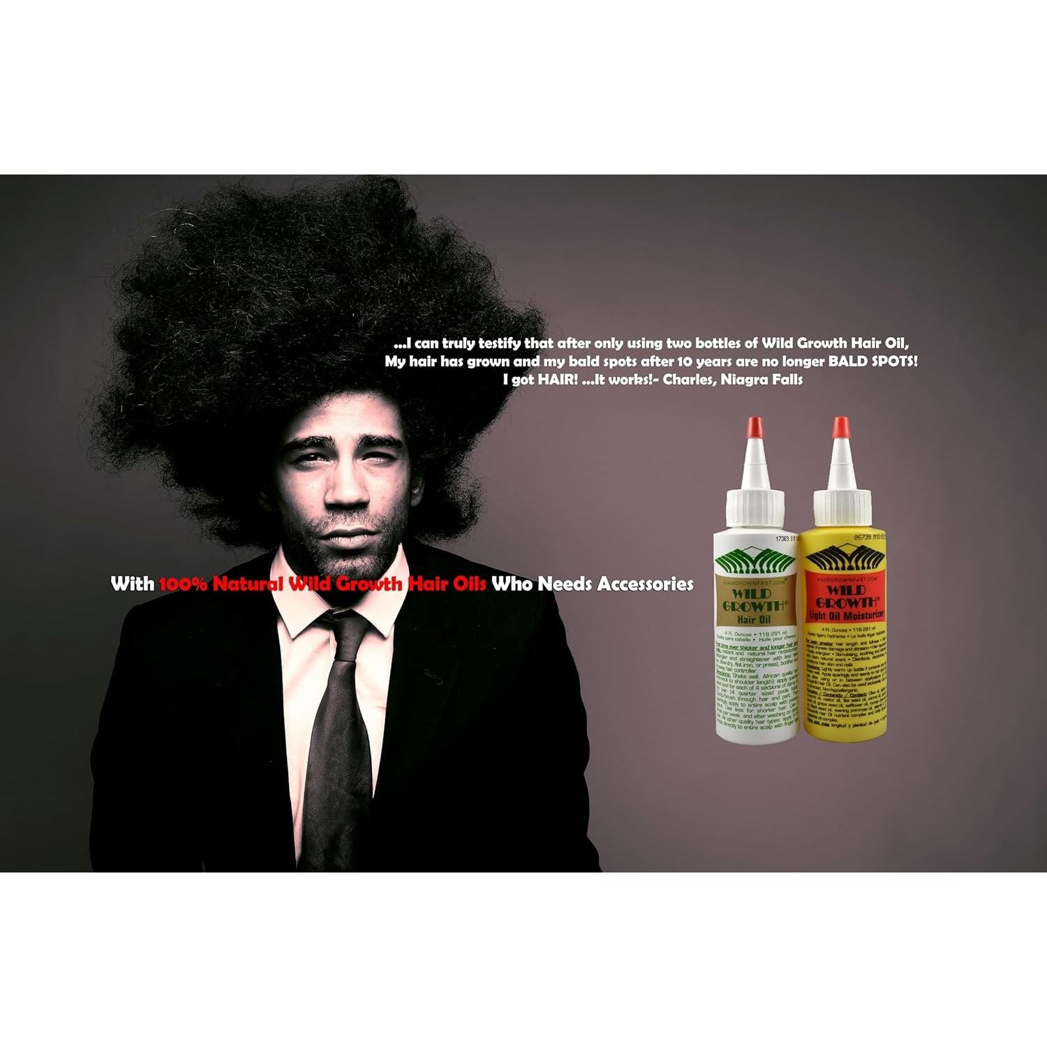 Wild Growth Hair Oil – 118ml | Thick, Long & Healthy Hair Growth