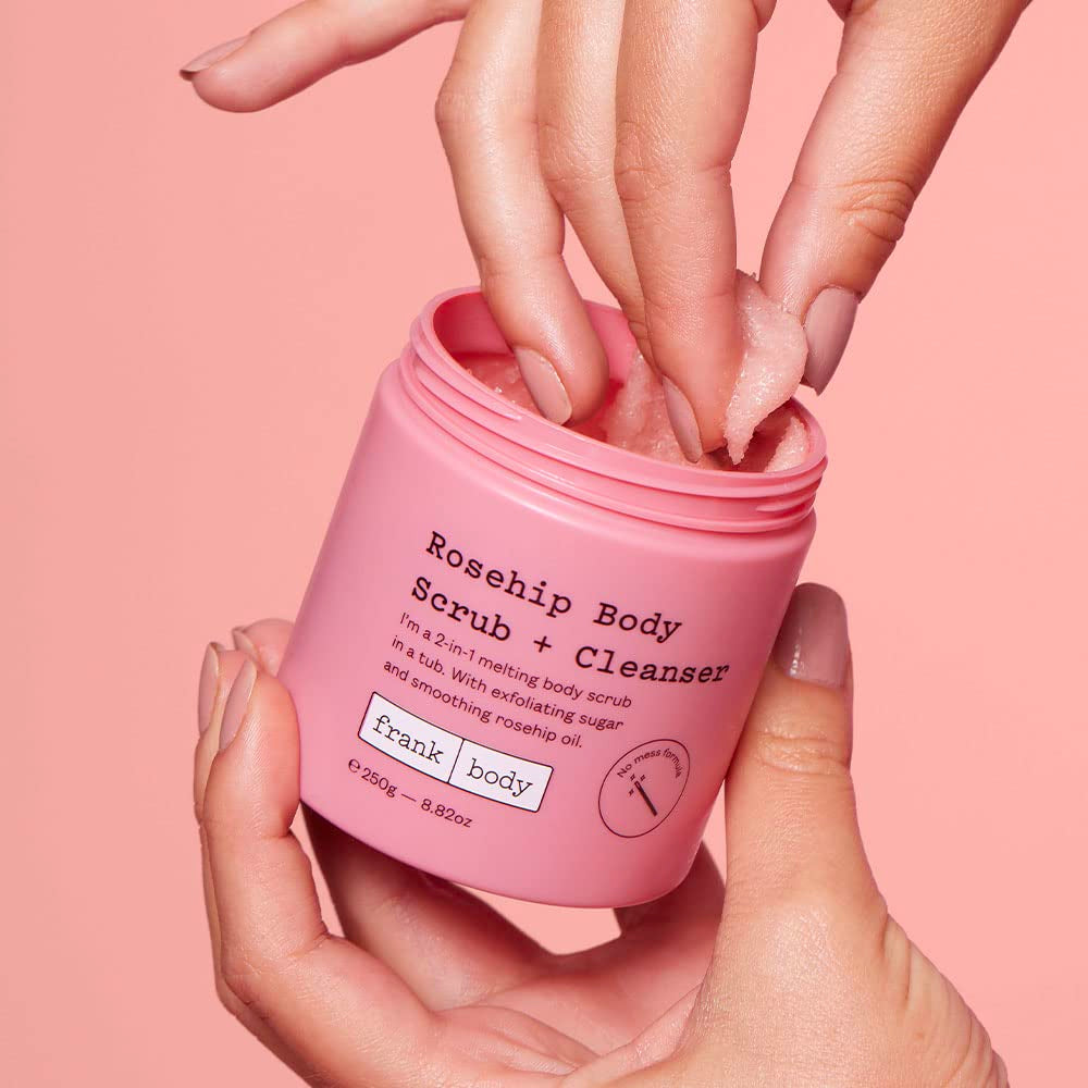 frank body Rosehip Body Scrub + Cleanser - 250g