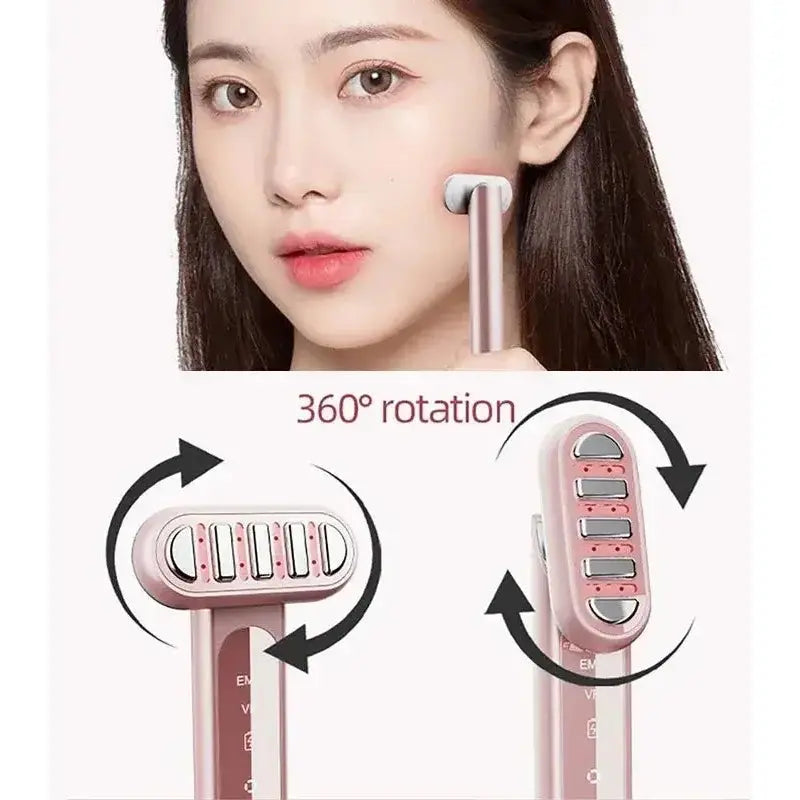 360° Face & Eye Beauty Device | Anti - Aging EMS & LED Technology - Glam Global UKGlam Global UK