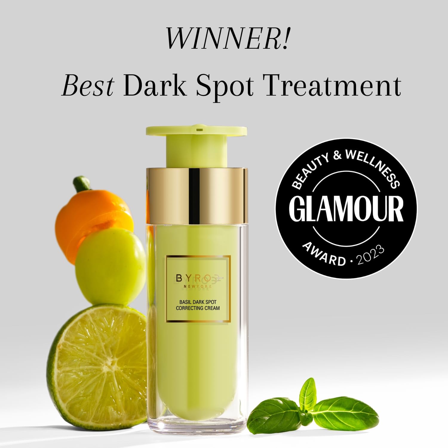 BYROE Basil Dark Spot Correcting Cream – 30ml | Dark Spot Fading, Calming & Hydrating