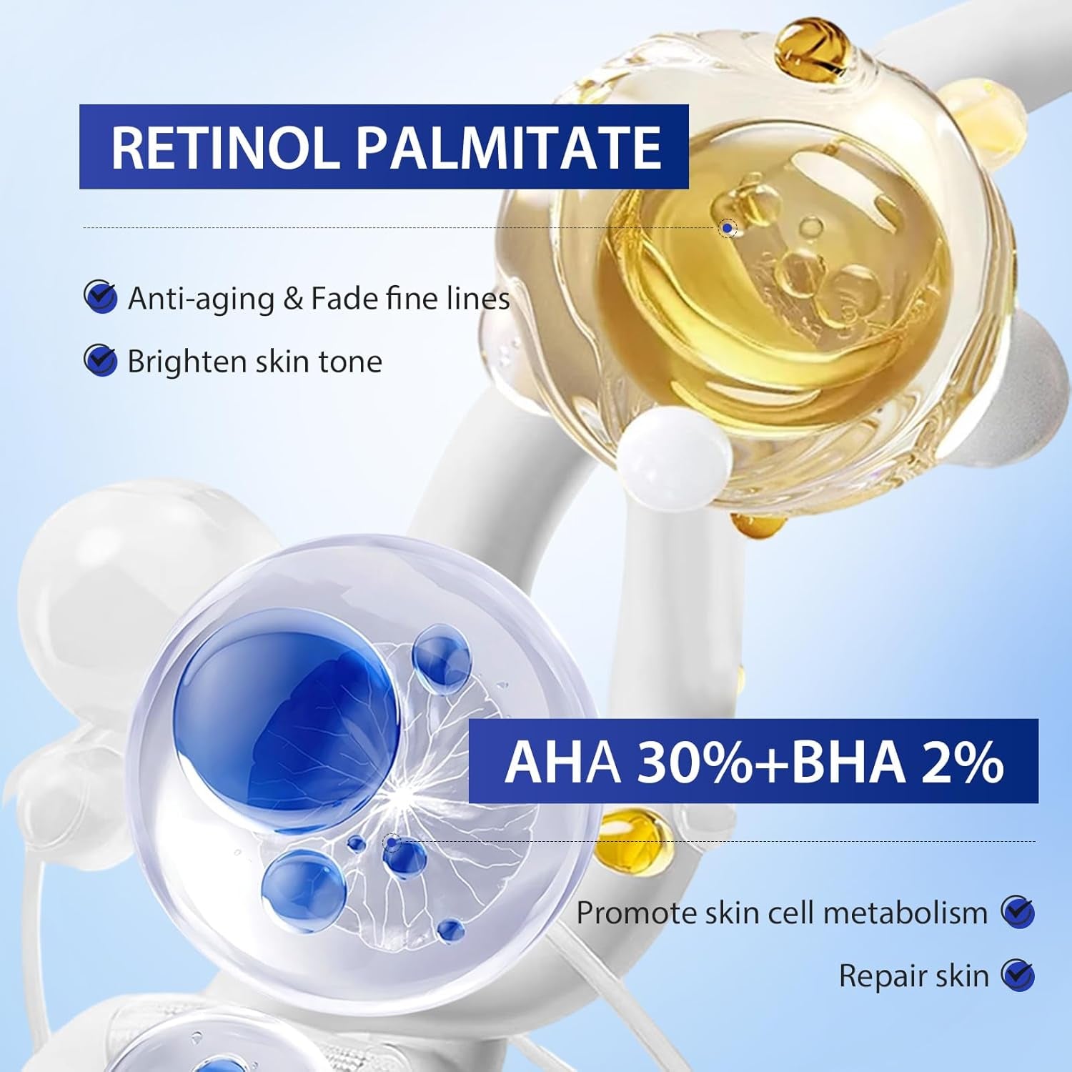 Lenaale Retinol Repair Eye Cream – 30g | Anti-Aging, Hydrating & Brightening Treatment for Fine Lines, Dark Circles & Puffiness