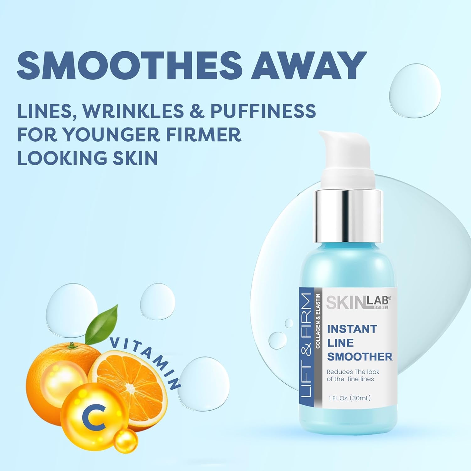Skinlab Lift & Firm Instant Line Smoother, 30 Ml (1 Fl. Oz)
