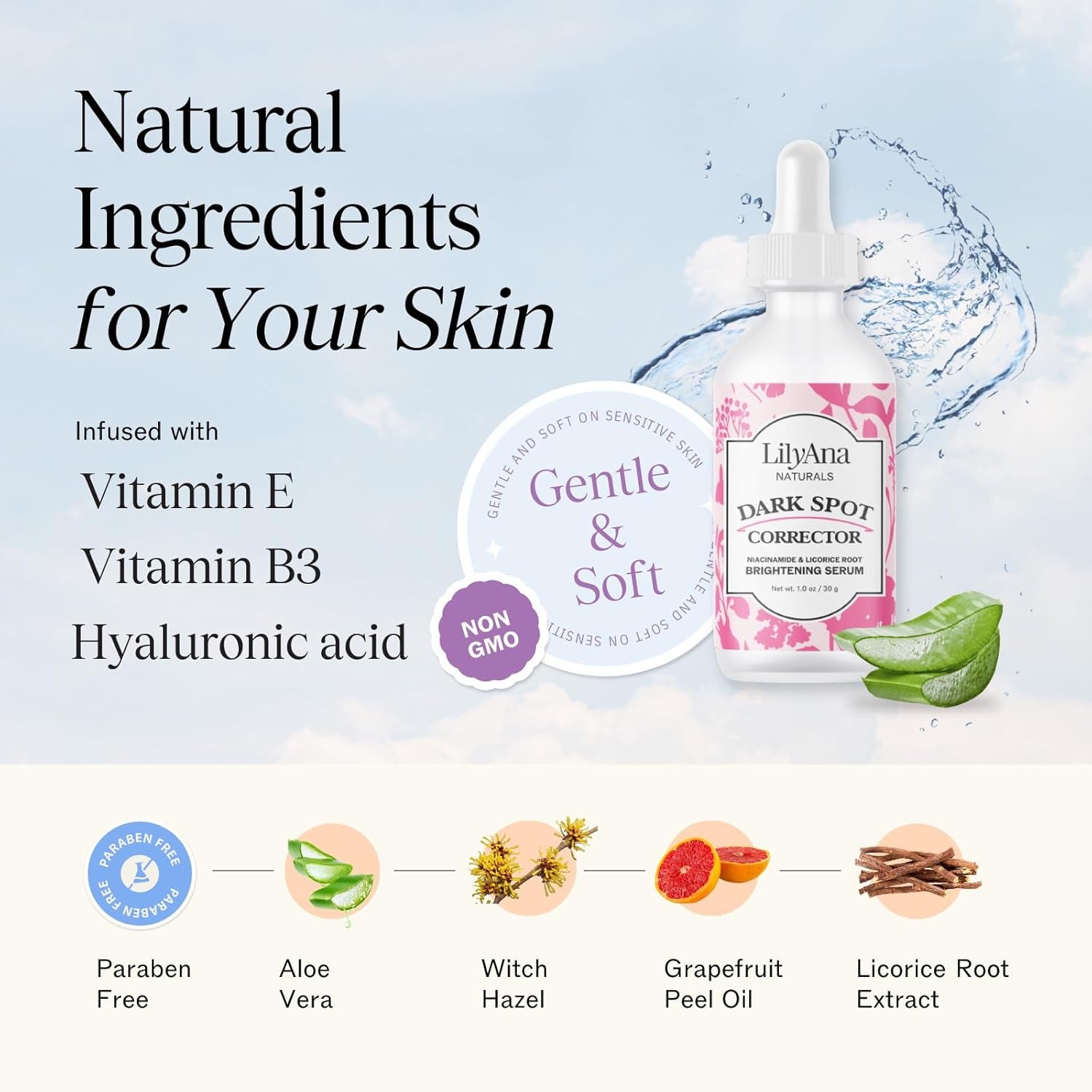 LilyAna Naturals Dark Spot Corrector – 30g | Brighten & Even Skin Tone Naturally