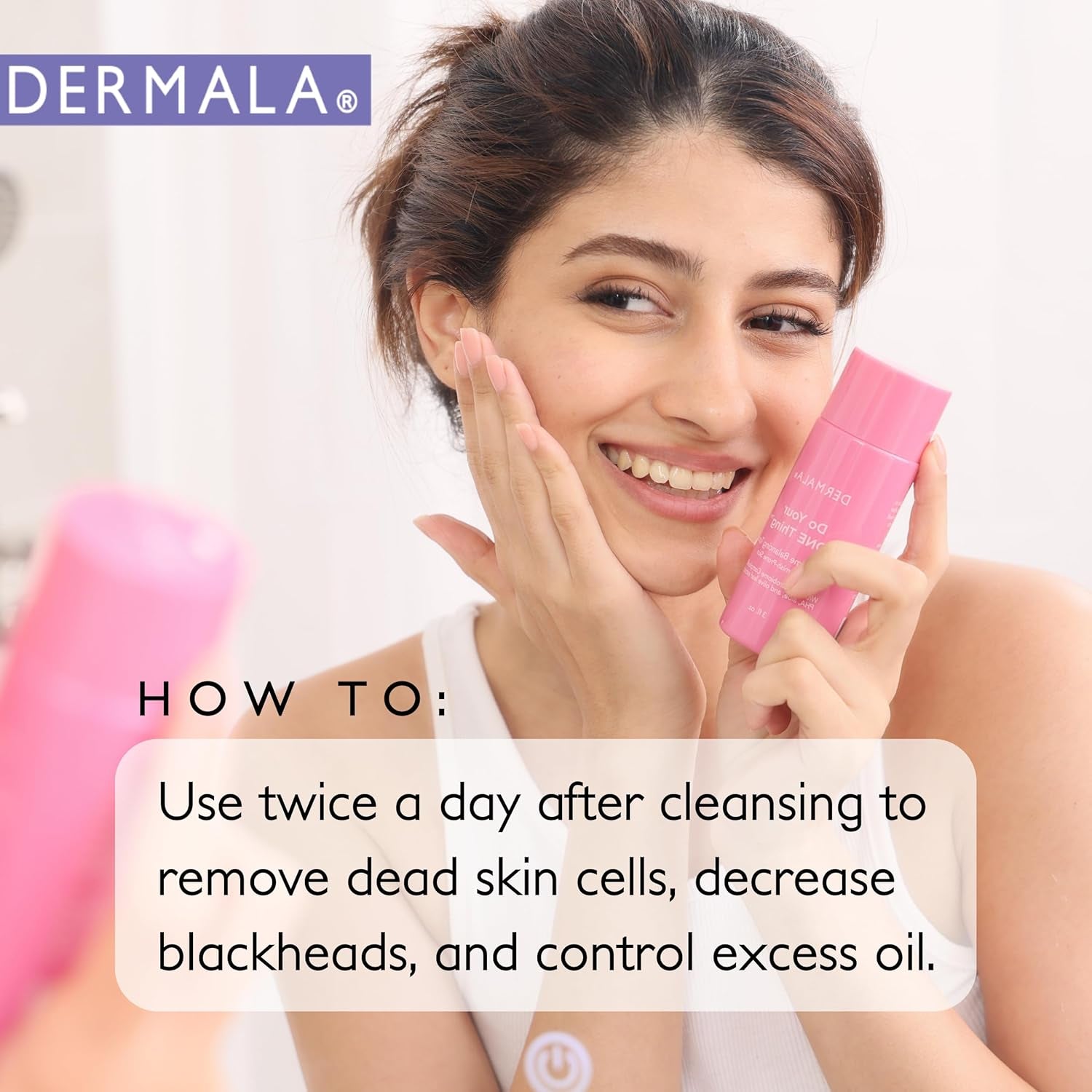 Dermala Do Your TONE Thing Microbiome Balancing Toner – 89ml | Clears Blemishes & Balances Skin pH