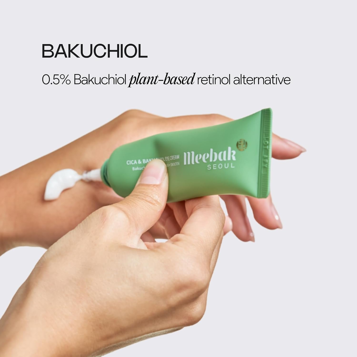 Meebak Cica & Bakuchiol Eye Cream – 15ml | Anti-Puffiness & Dark Circle Treatment