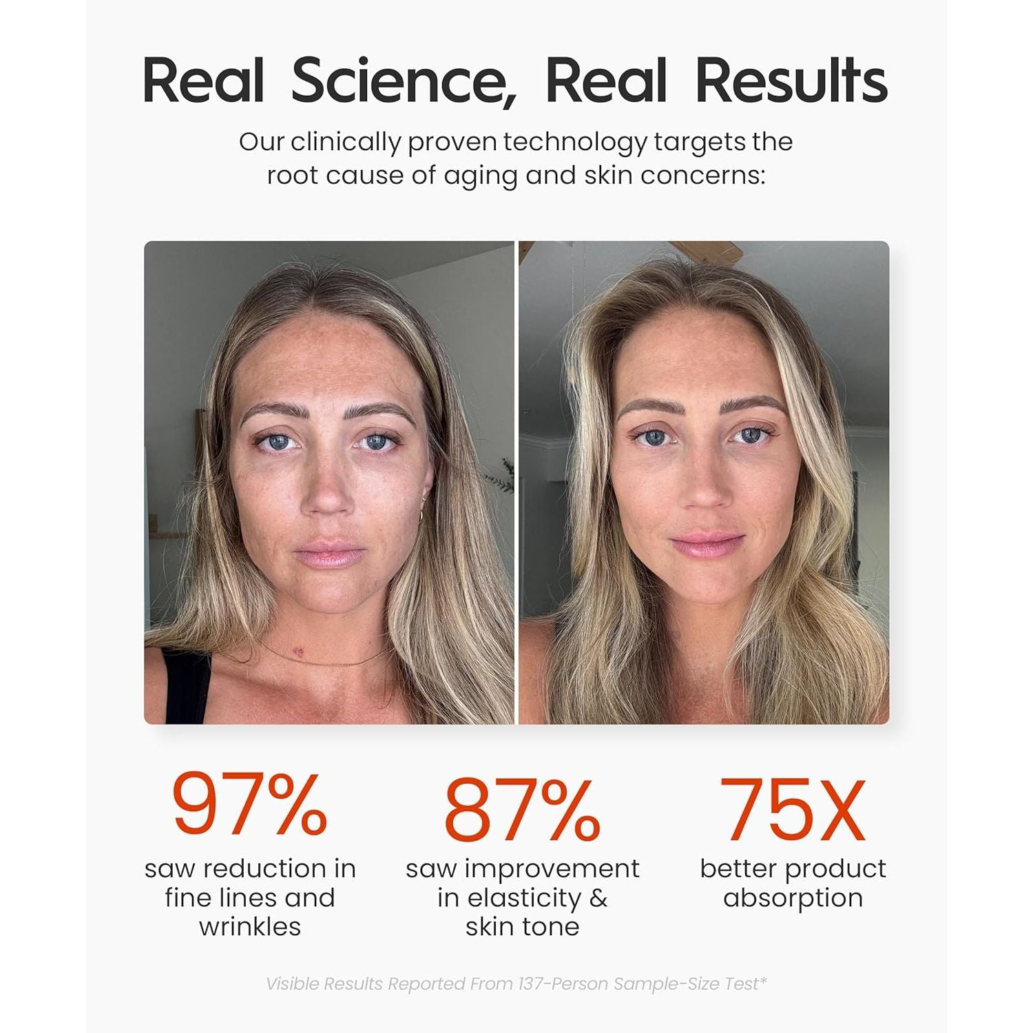 REVOMADIC REVO Genie | 3-In-1 Face & Neck Beauty Massager (Beige)