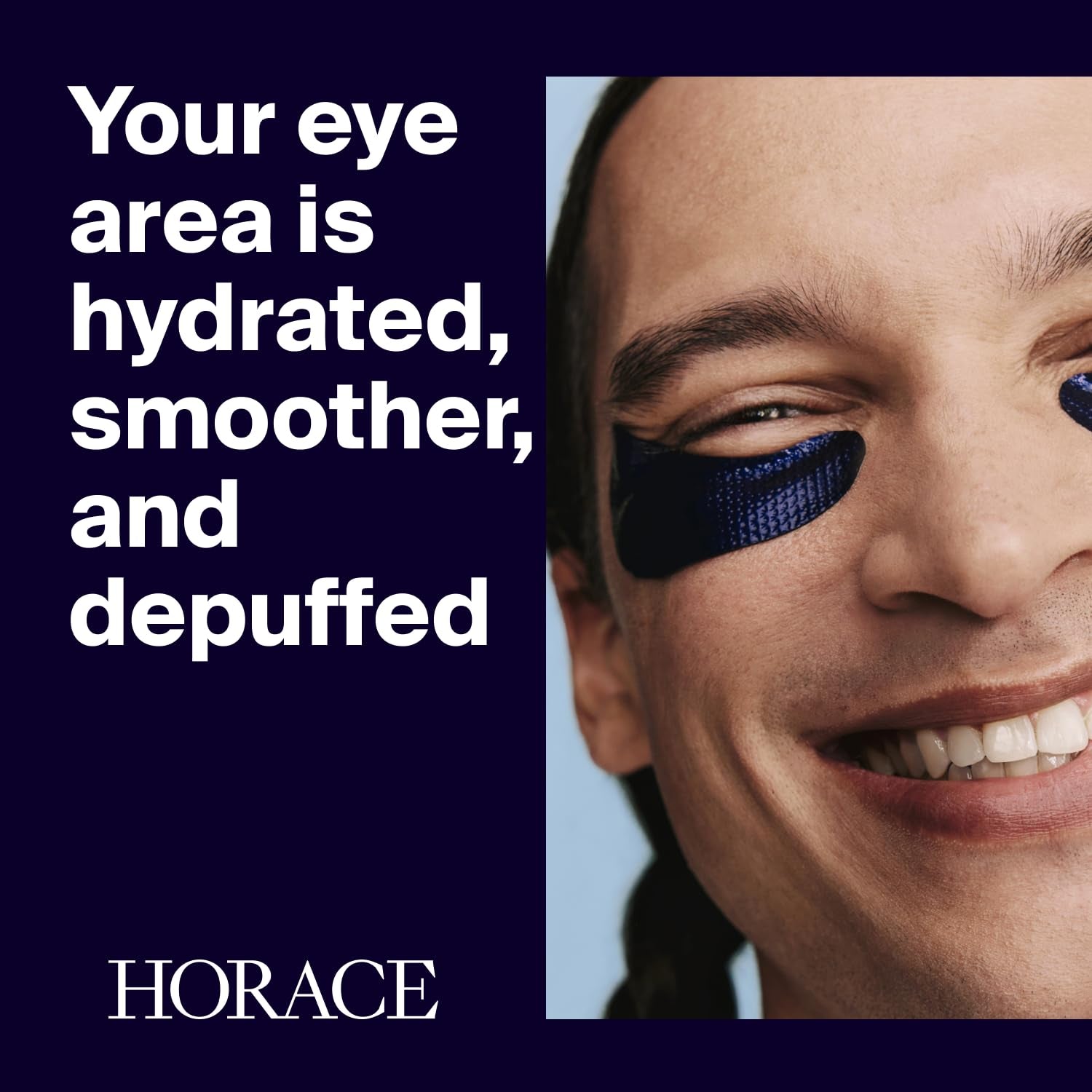 HORACE Anti-Fatigue Under Eye Patches – 5 Pairs | Depuffing, Hydrating & Brightening Gel Masks for Tired Eyes