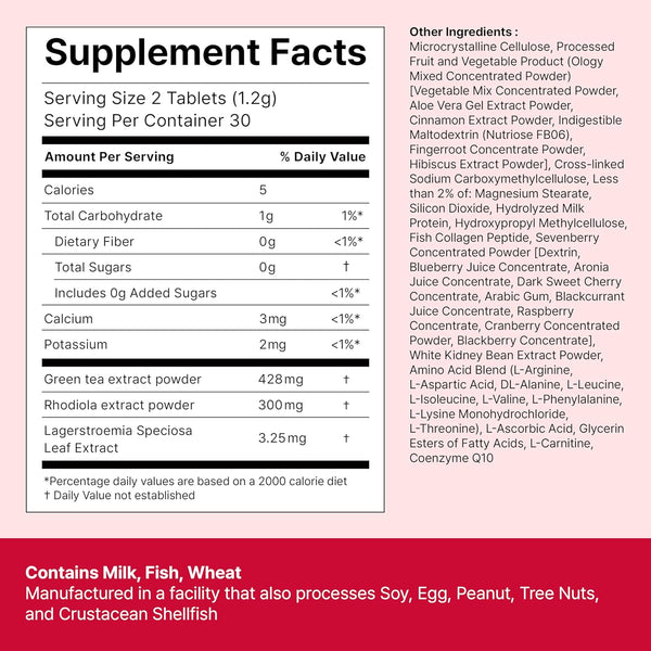 Coleology Cut PRO (30Days) - Support Weight Loss and Burn Calories for a Balanced Diet and Regular Activity, Nutrient Support, Green Tea Extract, Rhodiola Rosea, Korean Dietary Supplement