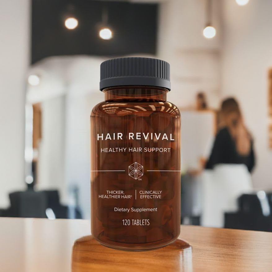 Isagenix Hair Revival – 120 Tablets | Natural Hair Growth & Thickening Supplement