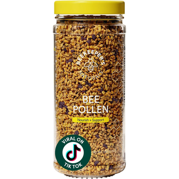 Beekeeper's Naturals Bee Pollen – 150g | Nature’s Multivitamin for Energy & Recovery