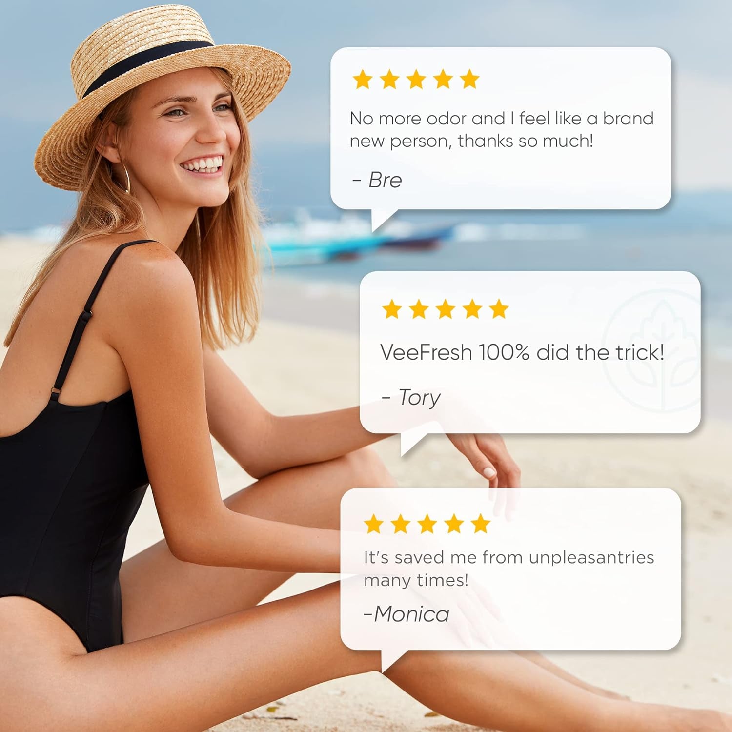 Veefresh - Veecleanse Boric Acid Vaginal Suppositories + Suppository Applicator - Vaginal Ph Balance Suppositories - Vaginal Odor Control - Feel Fresh, Feminine and Confident