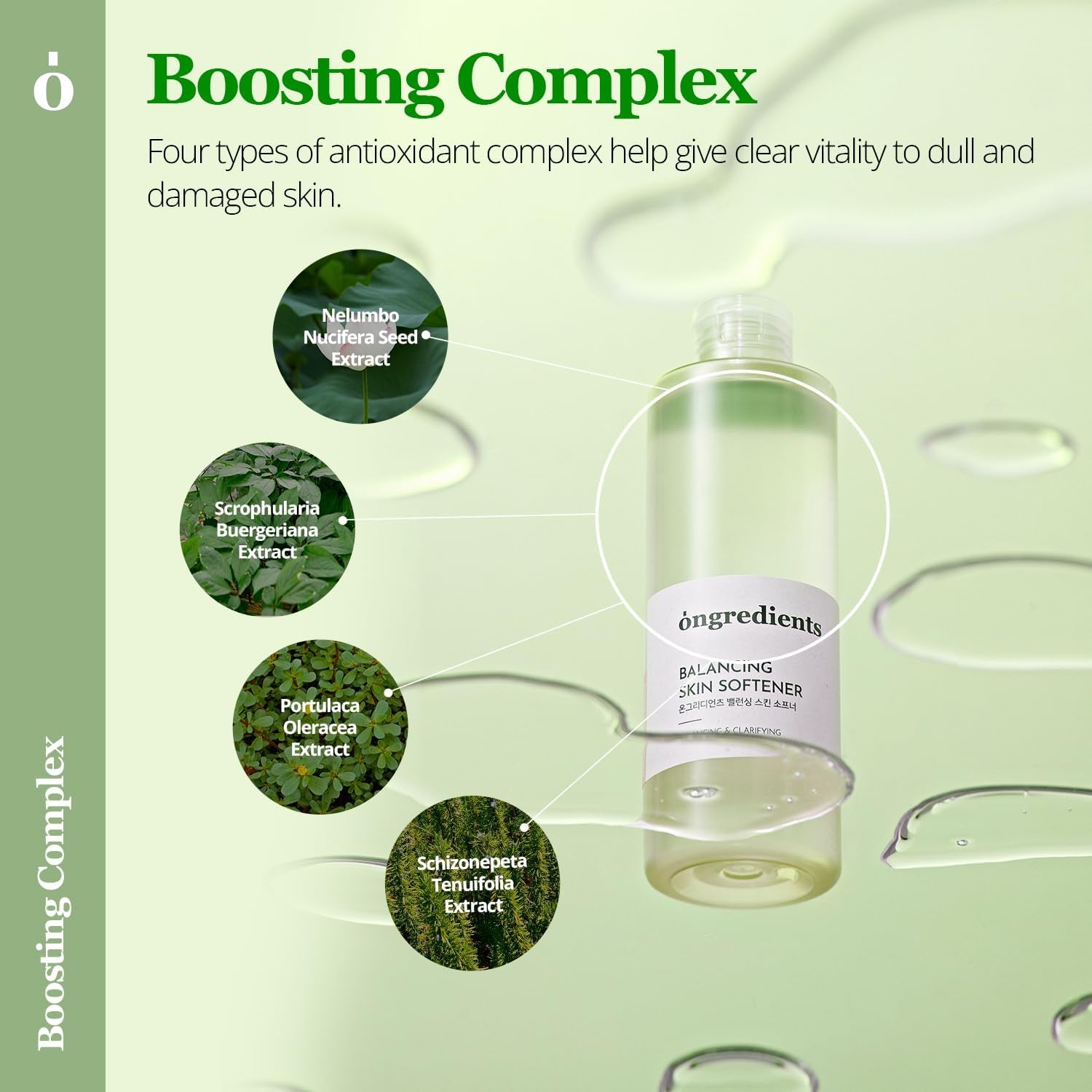 ONGREDIENTS Balancing Skin Softener – 250ml | Heartleaf Hydrating Toner