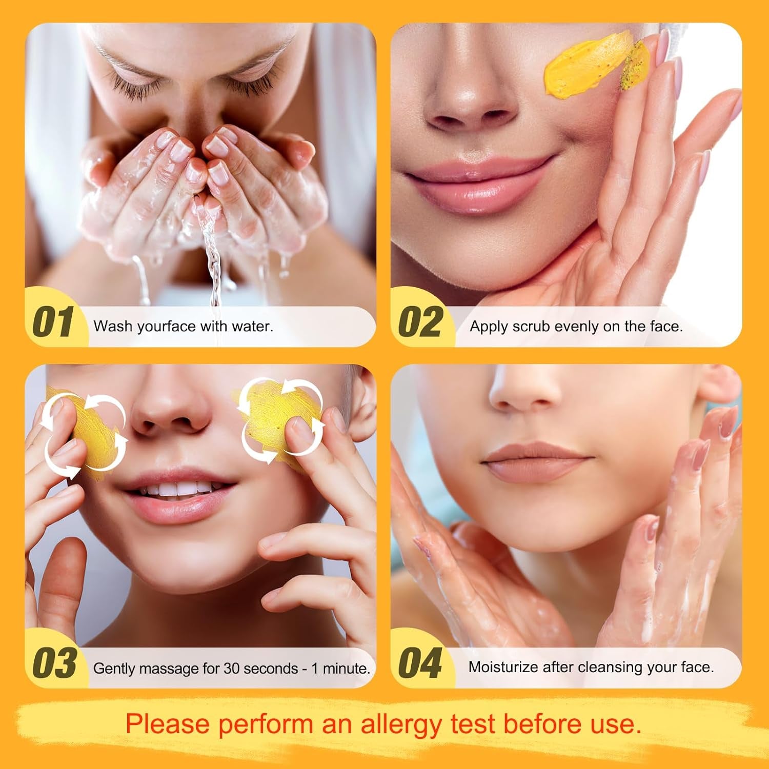 POP MODERN.C Turmeric & Vitamin C Face Scrub – 130g | Brightening, Exfoliating & Pore Cleansing