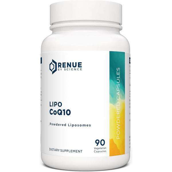 Renue By Science LIPO CoQ10 – 90 Capsules | Advanced Liposomal Ubiquinol for Energy, Heart Health & Cellular Protection