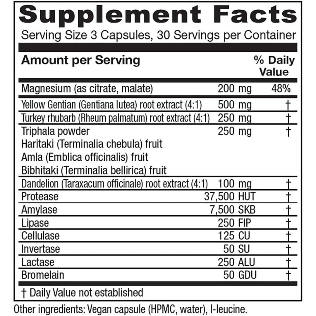 Vitanica Colon Motility Blend – 90 Capsules | Natural Digestive & Colon Support for Gentle Elimination