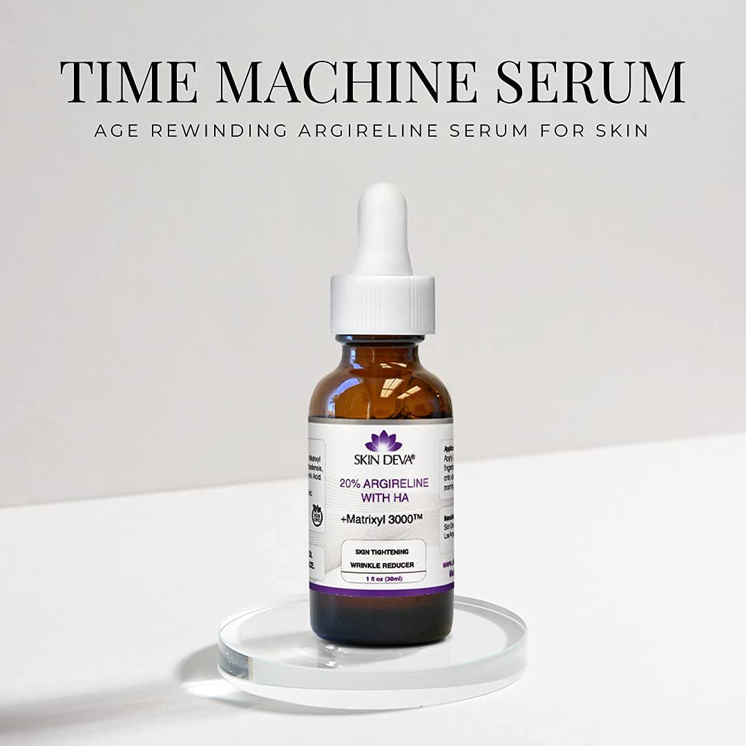 SKIN DEVA 20% Argireline With HA + Matrixyl 3000™ – 30ml | Wrinkle-Reducing Peptide Serum for Firmer, Youthful Skin
