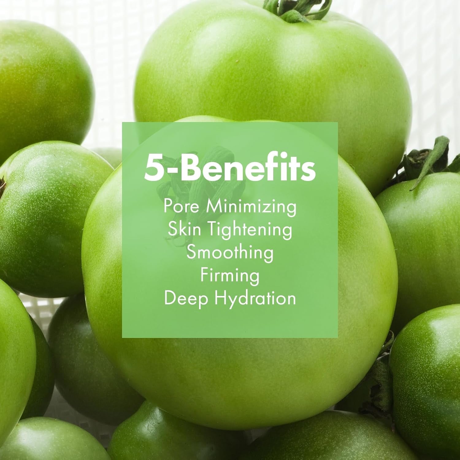 Green Tomato Pore Ampoule with Green Tomato, Witch Hazel and Hyaluronic Acid for Face Moisturizer and Pore Minimizing Treatment, Korean Skincare, 30Ml, 1.01 Fl. Oz.