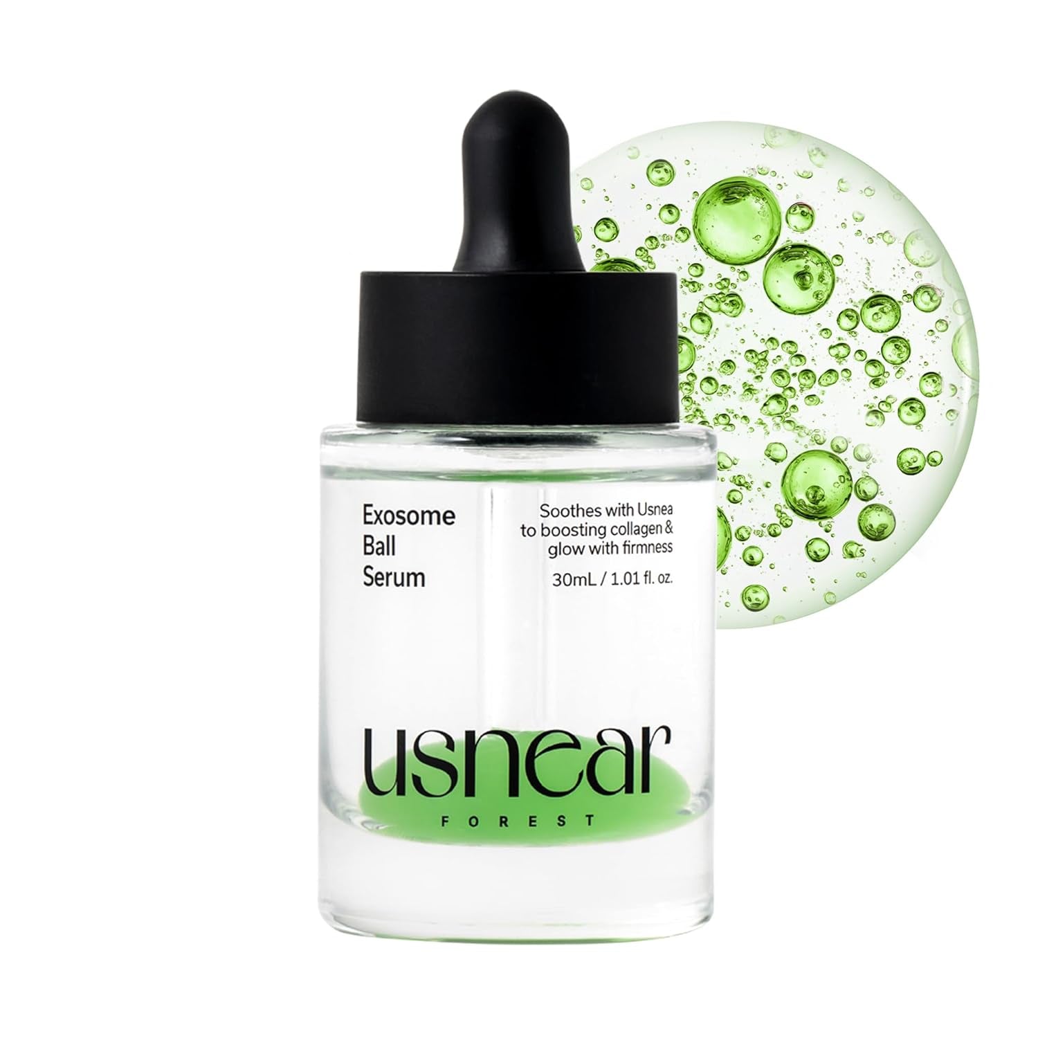 Exosome Glow Serum, Niacinamide & Collagen Face Serum for Glass Skin, Hydrating Pore Minimizer & Brightening, Korean Skincare, 1.01 Fl Oz