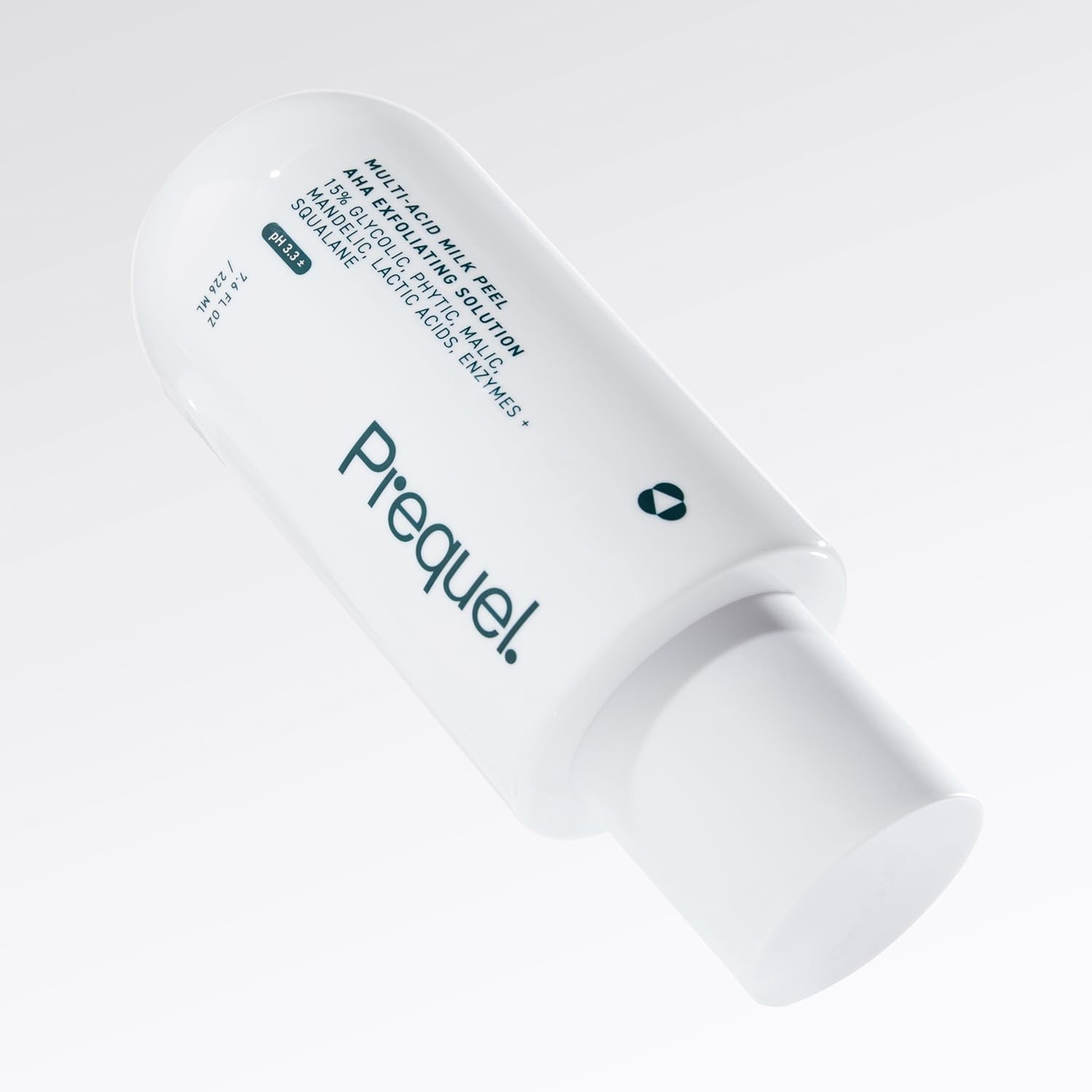 Skin Multi-Acid Milk Peel, Professional Exfoliating Solution. 15% Glycolic Acid Face Peel with Lactic Acid and Enzymes. Hydrating Chemical Exfoliant. Clinical Strength Formula, 7.6Oz Bottle.