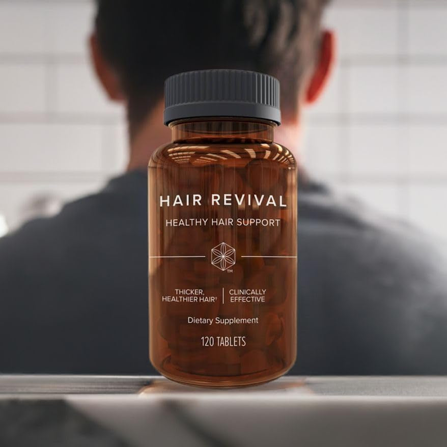 Isagenix Hair Revival – 120 Tablets | Natural Hair Growth & Thickening Supplement