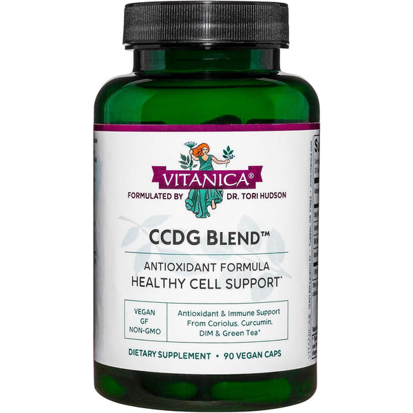 Vitanica CCDG Blend – 90 Capsules | Antioxidant-Rich Immune & Hormonal Support with DIM, Mushrooms & Turmeric