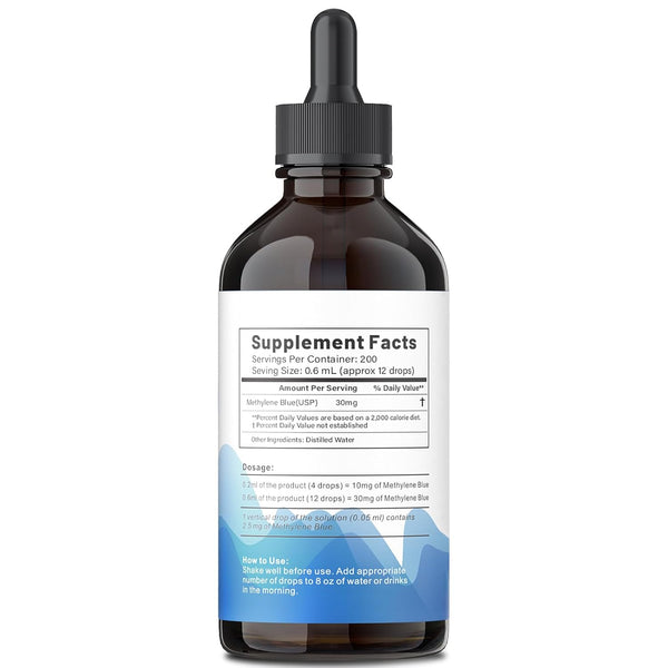 Memtropy Ultimate Methylene Blue 5% – 120ml | High-Potency Cellular Antioxidant & Mitochondrial Support