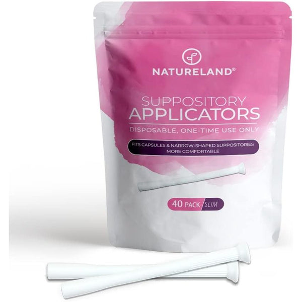 Vaginal Suppository Applicators for Women,Soft Tip Auxiliary Tool for Pills, Tablet Suppositories, Individually Wrapped (40 Count (Pack of 1), Small Tip Applicators for Capsules)