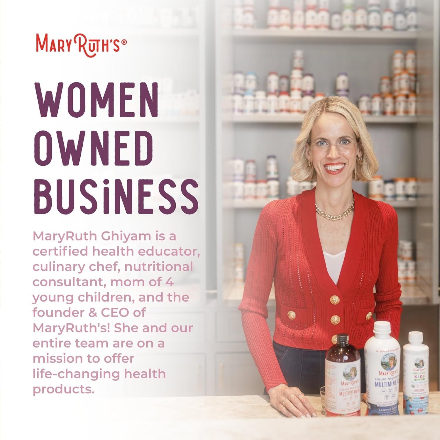 MaryRuth Organics Women's & Menstrual Support Liquid Extract – 30ml | Herbal PMS & Cycle Relief