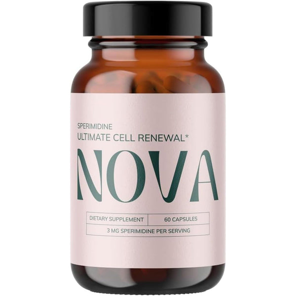 ULTIMATE CELL RENEWAL NOVA Spermidine Supplements – 60 Capsules | Anti-Aging, Cellular Detox & Longevity Support