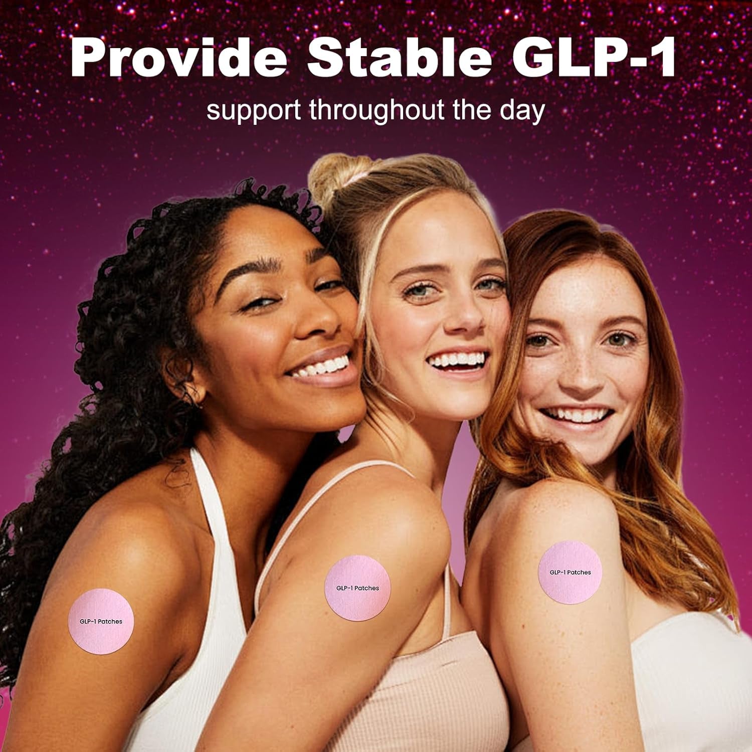 KMLWXD GLP-1 Patches – 30 Patches | Needle-Free Appetite Control & Metabolic Support