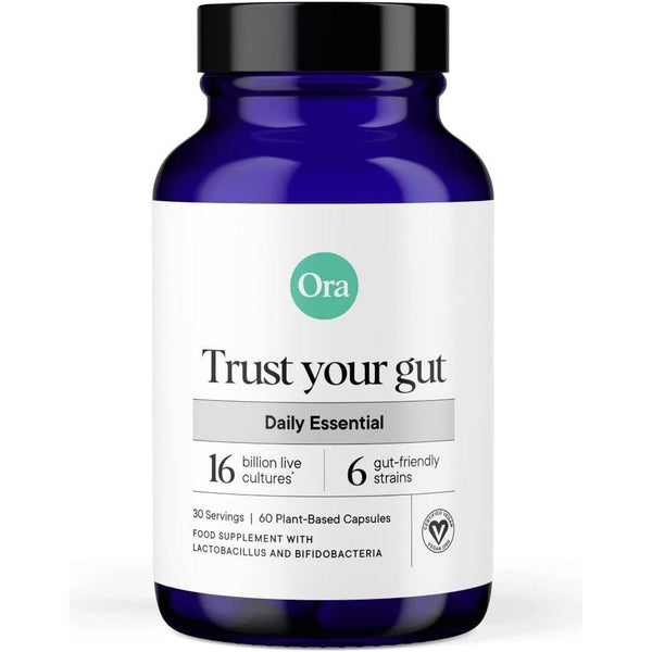 Probiotics with Vegan Prebiotics, for Digestive Health, Dairy-Free, Gluten-Free, for Sensitive Stomachs, 60 Capsules