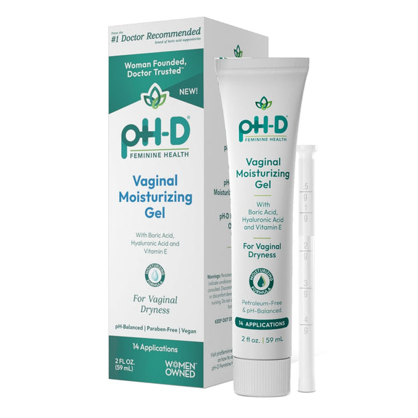 pH-D Feminine Health Support Vaginal Moisturizing Gel – 59ml | Hormone-Free Relief for Vaginal Dryness
