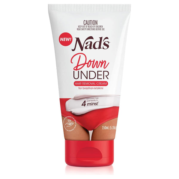 Nad’s Down Under Hair Removal Cream – 150ml | Gentle & Painless Intimate Hair Removal