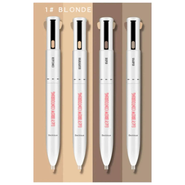 4 - in - 1 Easy - to - Wear Eyebrow Contour Pen | Define, Highlight, Contour & Shape - Glam Global UKGlam Global UK